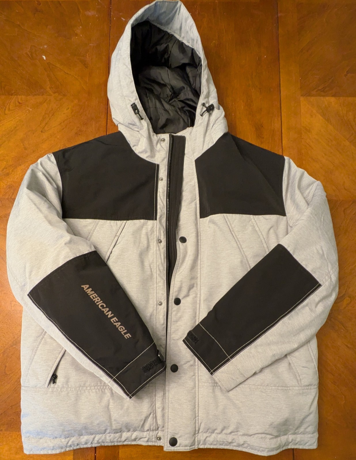 American Eagle Performance Jacket XL Gray Black F… - image 7