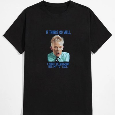 Office Space O Face Vintage Movie Graphic Tee