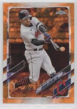 2021 Topps Chrome Update Sapphire Edition Orange 8/25 Jordan Luplow #US209 8d4