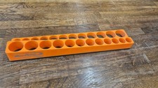 BARGAIN BLUE POINT ( SNAP ON ) SOLAR ORANGE MAGNETIC SOCKET ORGANISER TRAY USA