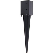 Fence Post Spike Ground Post Support For Outdoor Fences Weatherproof Finish