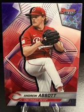 2025 Bowman's Best Andrew Abbott Purple Lazer /250 Reds