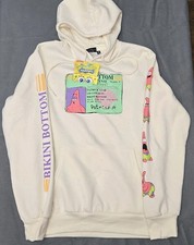 Nickelodeon Hoodie Mens Medium Patrick Star Spongebob Pullover Sweatshirt NWT