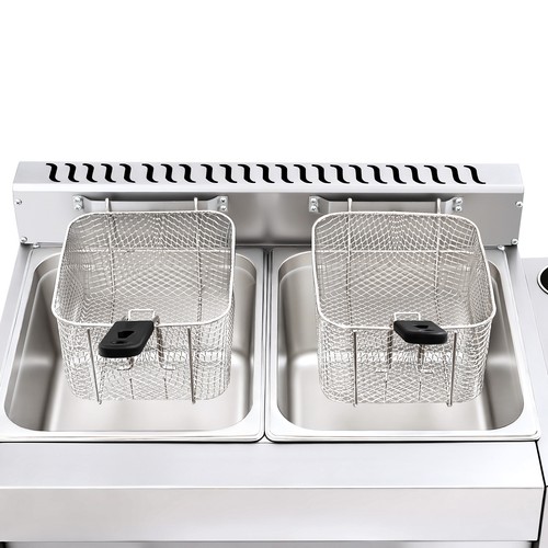 Gas Deep Fryer with Basket and Lid Commercial Deep Fryer Stainless Deep Fryer - Bild 12 von 19