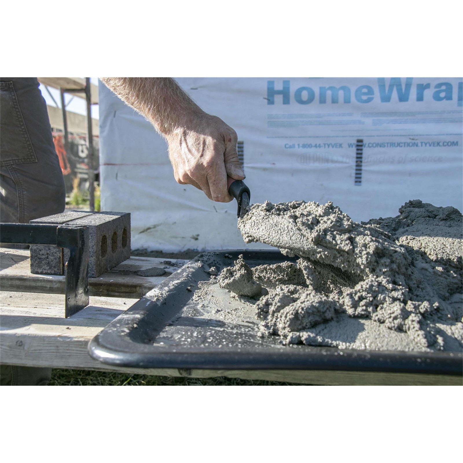 Brick Trowels, London Style, 12 x 5-1/8 Inch, DuraSoft Handle, Brickwork, Blo...