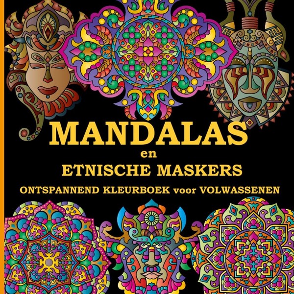 Mandalas En Maskers: Ontspannend Kleurboek Voor-image