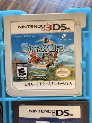 * Fantasy Life (Nintendo 3DS, 2014) Cartridge Only Tested