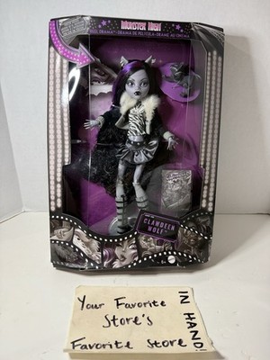 Monster High Reel Drama Clawdeen Wolf Doll BOX DAMAGED READ