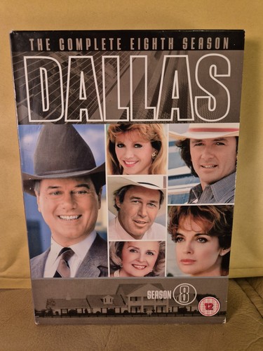 Dallas Staffel 8 komplettes DVD Set Barbara Bel Geddes (kostenloser Versand/gepolsterte Umschläge)