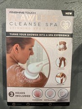 Finishing Touch Flawless Cleanse Spa Spinning Spa Brush 3 Heads included