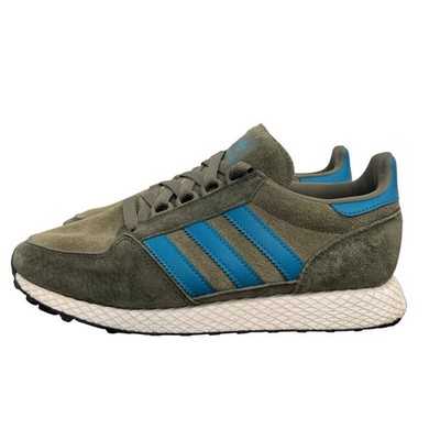 adidas Forest Grove Raw Khaki Green Teal Men's 7 Shoes EE8970 Rare Color