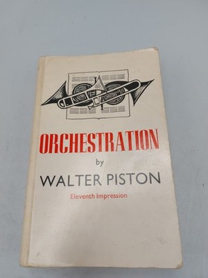 Orchestration Walter Piston 1984 Harvard Instruments Orchestra Music Harmony