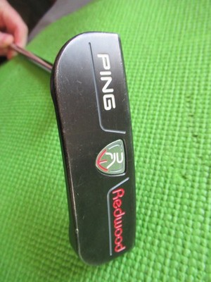 LH Ping Redwood black D66 putter left hand About 32.5