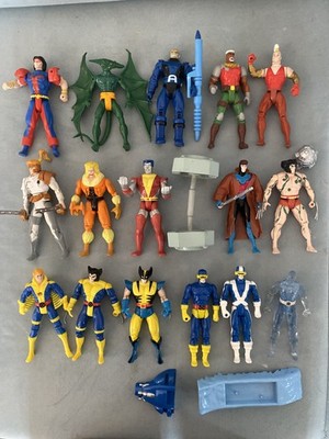 marvel toybiz toy biz x men x force wolverinea actionfiguren cyclops 90er