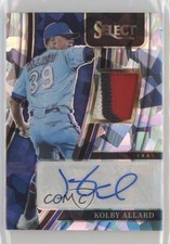 2022 Select Signature Materials Cracked Ice Prizm 15/25 Kolby Allard Auto 1u6
