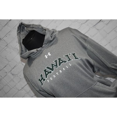 Under Armour Hoodie Womens Size Medium University Hawaii Rainbow Warriors Gray