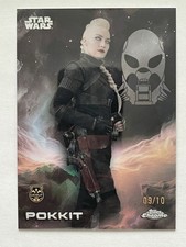 2025 Star Wars Chrome Sapphire - Pokkit - #09/10 - Black - NM!