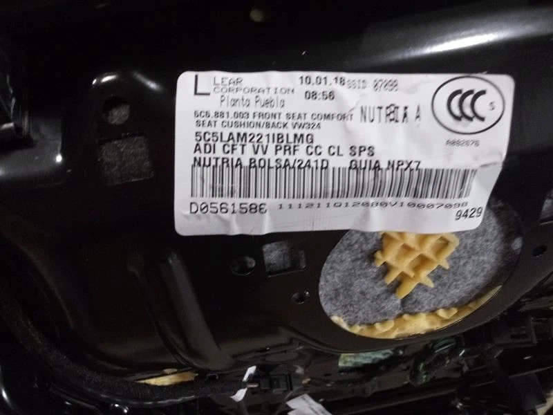 Asientos delanteros de cuero para conductor 5C5881045B para escarabajo 12-19 2744141 Foto 4 de 4