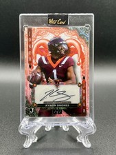Kyron Drones 2024 Wild Card 7 Card Studs Red Jokers Wild RC Auto 1/1 #WA7JW-KD