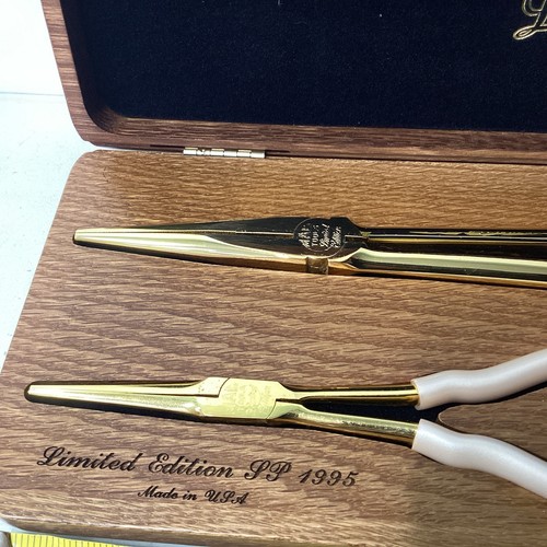 Mac Tools Limited Edition 1995, 24K Gold Plated Long Reach Pliers # 1526 - Bild 3 von 15