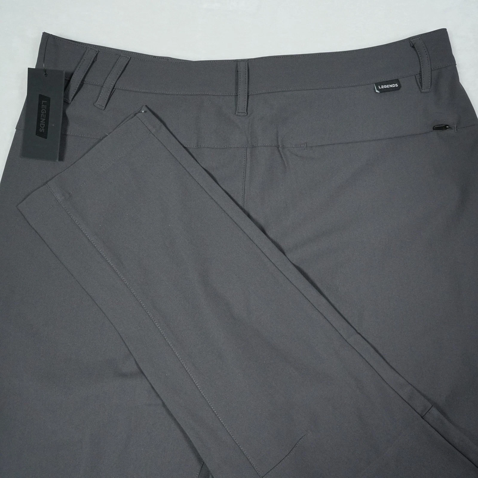 Legends Mens Aviation Trouser Charcoal Performance Pants Golf Size 34x29
