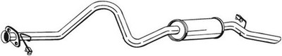 BOSAL Endschalldämpfer Nachschalldämpfer 283-715 für DEFENDER LANDROVER L316 TDI