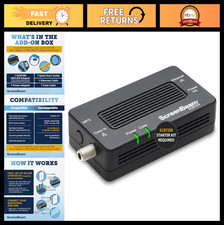 High-Speed MoCA 2.5 Network Adapter - Ethernet Over Coax, Single Add-On for Fast