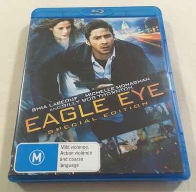 Eagle Eye (2008) - Blu-Ray Region Free | VGC | Shia LaBeouf | Michelle Monaghan