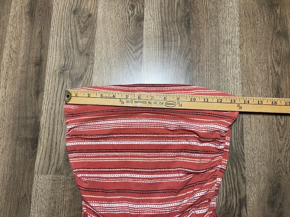 Mameluco Derek Heart, para mujer talla pequeña, rosa blanco negro, a rayas, sin mangas Foto 4 de 4