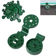 Shade Cloth Plastic Clips, Round Sunshade Net Clip Windproof Awning Clamp Gri...