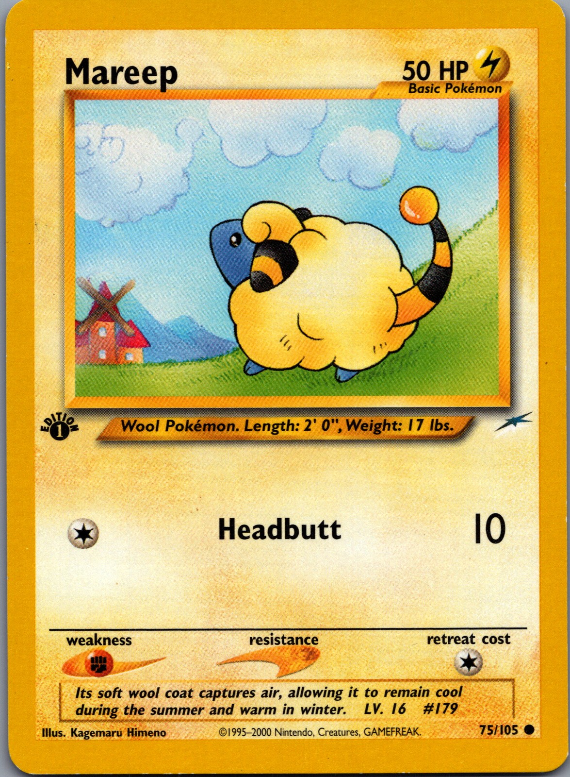Mareep [1st Edition] 75/105 Neo Destiny Common MP