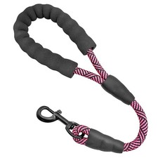 Short Dog Leash- 18 Inch Traffic Rope Dog Lead with Padded Handle- 1/2  Stron...