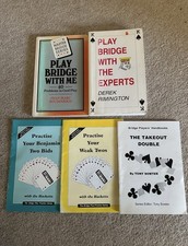 Play Bridge with the Experts by Derek Rimington PB Card Game collection 5x books