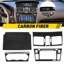 Center Control Set Trim Carbon Fiber Interior For Subaru Wrx Saloon 2015-2021