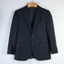 SUITSUPPLY LAZIO BLUE 110s BARBERIS WOOL SINGLE BREASTED SPORT COAT SLIM FIT 38S