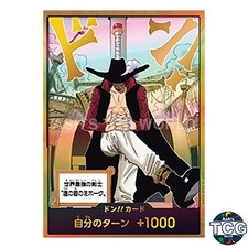 DON !! Card Gold Frame HawkEyes Mihawk ONE PIECE Card Game Japanese