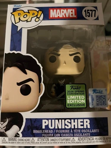 Funko Pop! Vinyl: Marvel - Punisher With Sword #1577 (ECCC) Exclusive +Protector