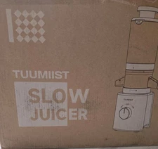 TUUMIIST Slow Juicer Cold Press W/ Extra Large Feed Chute Easy Clean NOB- Pics