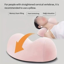 UPGRADED Ergonomic Neck Pillow Massage Adjustable Soft Sleeping Pillow 100