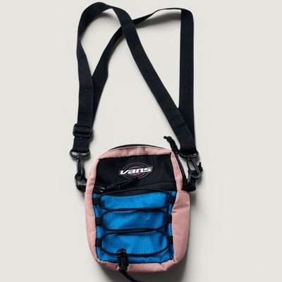 Vans Crossbody Bag Unisex One Size Blue Pink Colorblock Bail Shoulder Streetwear
