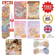 3D Cartoon Sticker Book - 20Pcs DIY Scenes for Kids - Portable Craft Album