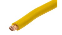 JednożYłOwy Kabel Sterowniczy CSA 6 Mm², Maximum Of +70 C 600 V ŻółTy, RS PRO RS