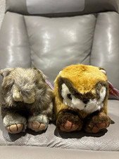 SWIBCO Puffkins Mini Plush Stuffed Animals Lot of 2 1998 Vintage MPN 6688