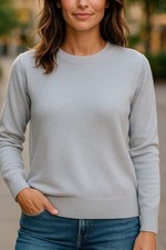 French Connection - Lilac Pull-Over Sweater, Size Small, Slits On Both Sides,...