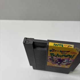 The Ren and Stimpy Show: Buckeroos! (Nintendo NES) Game Cart Tested - Authentic
