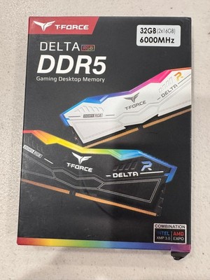 TEAMGROUP T-FORCE DELTA RGB 32GB (2 x 16GB) PC5-48000 (DDR5-6000