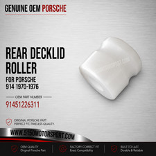 Porsche 914 1970-1976 Rear Decklid Roller Genuine 91451226311 Porsche 914 1970-1976 Rear Decklid Roller Genuine 91451226311
