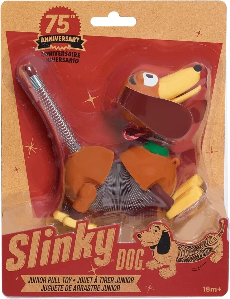 Disney Pixar's Toy Story Slinky Dog Pull Toy Walking Spring Toy for Boy and Girl