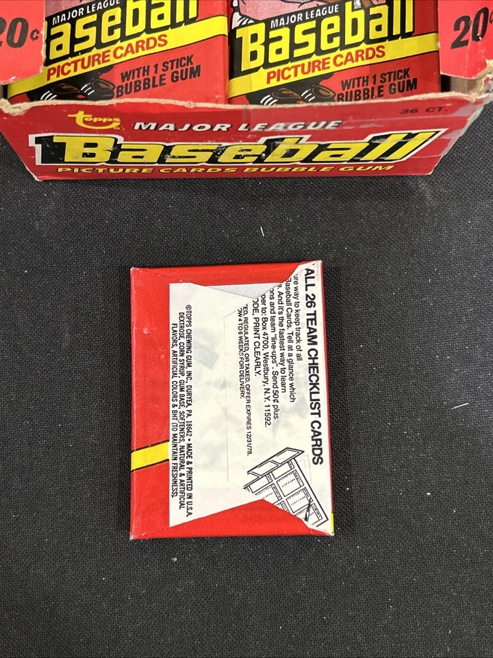 1978 Topps Baseball Wax Pack (1) Sealed From Box Murray, Molitor, Trammell RC - Image 3 of 4