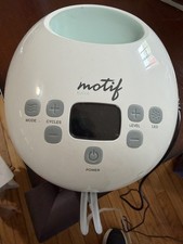 Motif Luna Double Electric Breast Pump Auto Shut Off LED Night Light White
